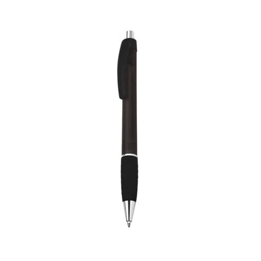 CANETA PLÁSTICA SPX-14083B NA COR PRETO OU FUMÊ