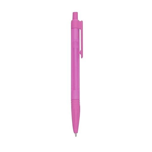 CANETA PLÁSTICA SPX-01096T NA COR ROSA