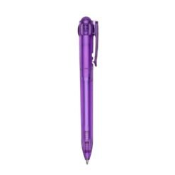 CANETA PLÁSTICA  SPX-12262 NA COR ROXO