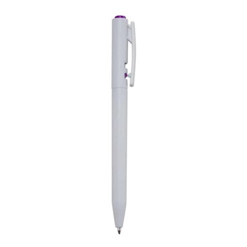 CANETA PLASTICA SPX-01099C NA COR ROXO