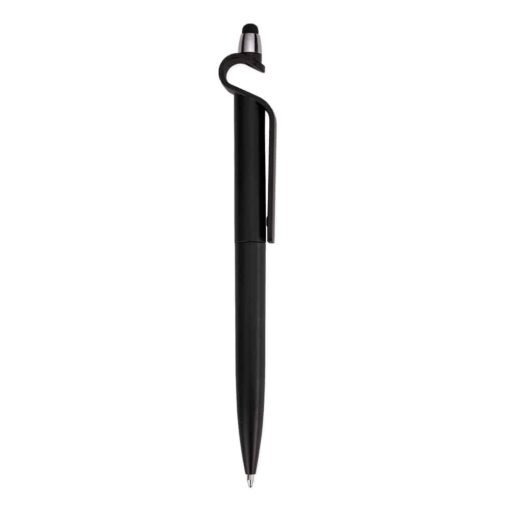 CANETA PLASTICA C/ SUPORTE E TOUCH SPX-13499B NA COR PRETO
