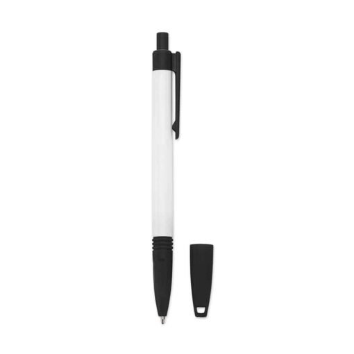 CANETA PLÁSTICA C/ CORDÃO SPX-01094 NA COR BRANCO