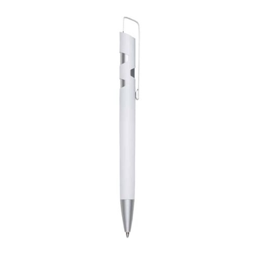 CANETA SEMI - METAL SPX-13065 NA COR BRANCO OU TRANSPARENTE