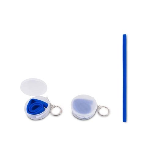 CANUDO EM SILICONE NO ESTOJO SPX-14342 NA COR AZUL