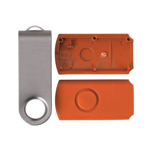 CARCAÇA P/ MEMORIA GIRATORIO ESCOVADA SPX-13960ES NA COR LARANJA