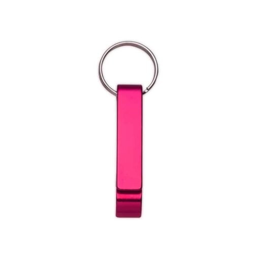 ABRIDOR DE GARRAFAS C/ CHAVEIRO SPX-09824 NA COR ROSA