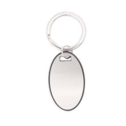 CHAVEIRO OVAL PLASTICO/METAL SPX-18692 NA COR PRETO