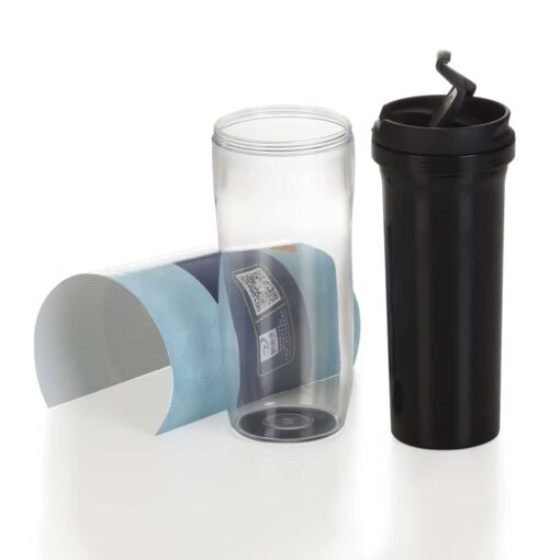 Copo Porta Foto C/ Tampa 350ml em Barbacena | Produto Promocional - Imagem 3