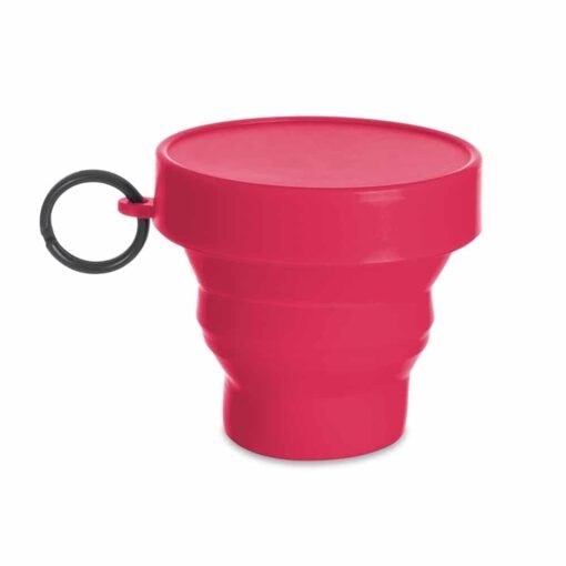 COPO RETRÁTIL EMBORRACHADO SPX-14273 NA COR ROSA