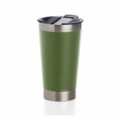 COPO TÉRMICO 500ML *LISO C/ ABRIDOR SPX-18645L NA COR VERDE