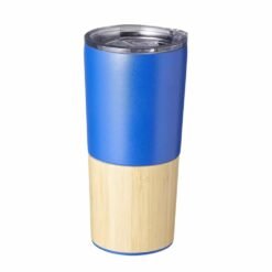 COPO TÉRMICO BAMBU 600ML SPX-04084 NA COR AZUL