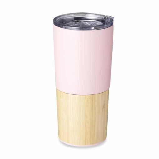 COPO TÉRMICO BAMBU 600ML SPX-04084 NA COR ROSA