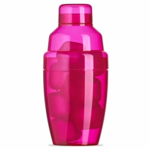 COQUETELEIRA PLÁSTICA C/ GELO ECOLÓGICO SPX-18510 NA COR ROSA