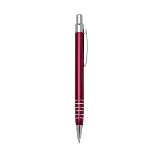 CANETA METAL C/ 6 ANEIS  SPX-ER172B NA COR VERMELHO