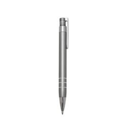 CANETA METAL C/ 3 ANEIS  SPX-ER179B NA COR PRATA OU CINZA