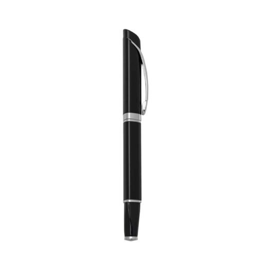 CANETA METAL ESFERO TRIANGULAR DET PRETO SPX-ER185B NA COR PRETO