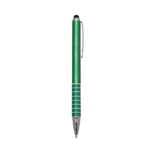 CANETA PLÁSTICA C/ 7 ANEIS TOUCH SPX-ER198B NA COR VERDE
