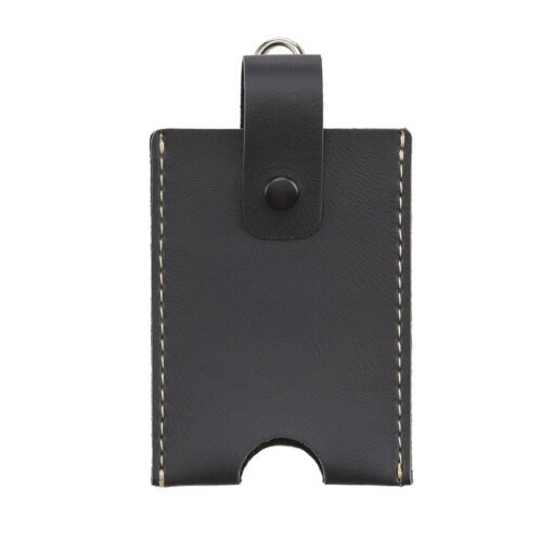 ESTOJO/CHAVEIRO P/ ALCOOL GEL SPX-11774 NA COR PRETO OU FUMÊ