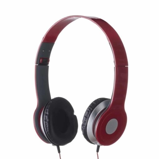FONE DE OUVIDO STEREO HD  SPX-12613 NA COR VERMELHO