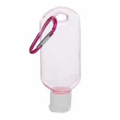 FRASCO 55ML C/ MOSQUETÃO  SPX-P@18635 NA COR ROSA