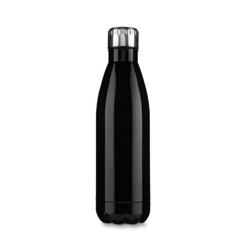 GARRAFA 750 ML INOX BRILHANTE SPX-17011B NA COR PRETO OU FUMÊ