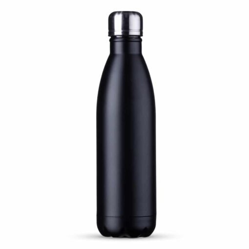 GARRAFA 750ML INOX TAMPA PRATA SPX-17011F NA COR PRETO