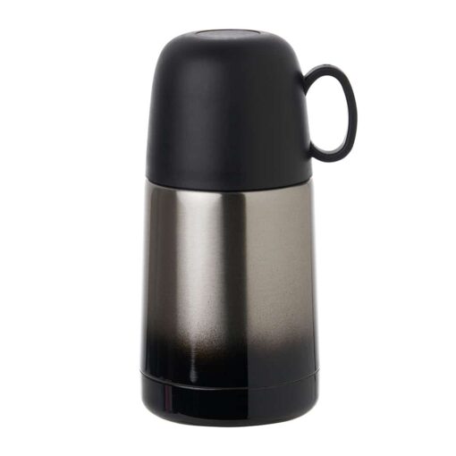 Alternative view of Garrafa Personalizada Plástica 230Ml - Inox/Preto