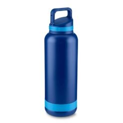GARRAFA EM AÇO INOX PAREDE DUPLA 750ML SPX-14179 NA COR AZUL