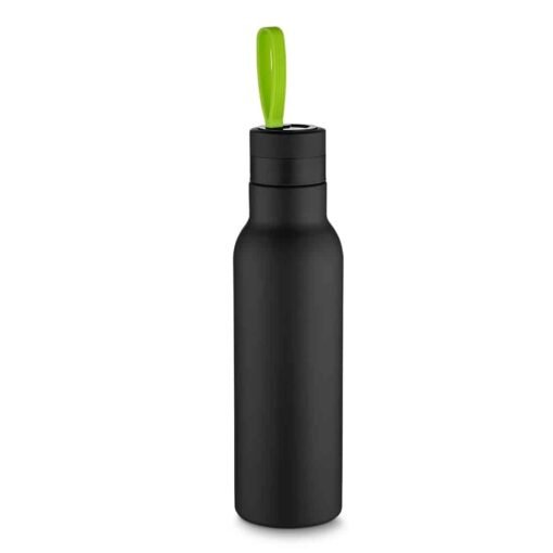 GARRAFA INOX C/ ALÇA SPX-14095 NA COR PRETO OU FUMÊ