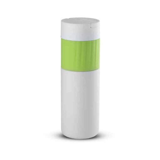 GARRAFA TÉRMICA SUPORTE PARA CELULAR 500 ML SPX-14787 NA COR BRANCO