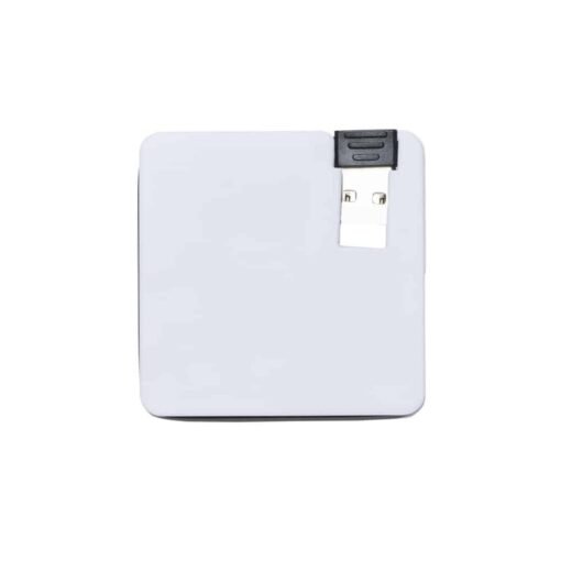 HUB USB QUADRADO 4 PORTAS  SPX-P@13723 NA COR BRANCO OU TRANSPARENTE