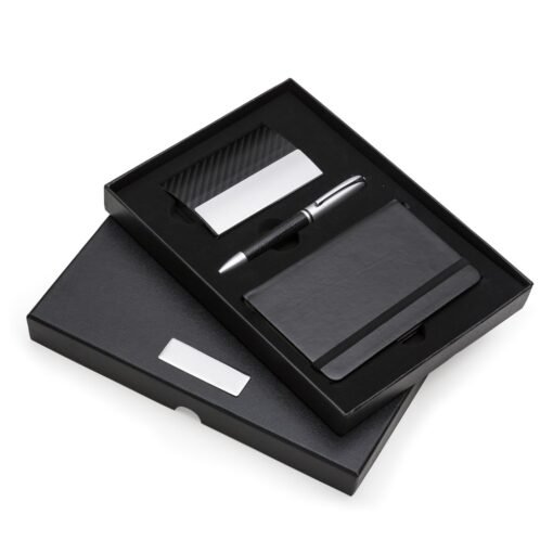 Kit Executivo Personalizado Couro Sintético - Preto SPX-10998-PRE - Imagem 5