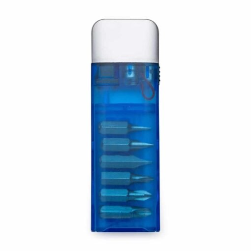KIT FERRAMENTA C/ 6 PÇS C/ LANTERNA  SPX-08755 NA COR AZUL