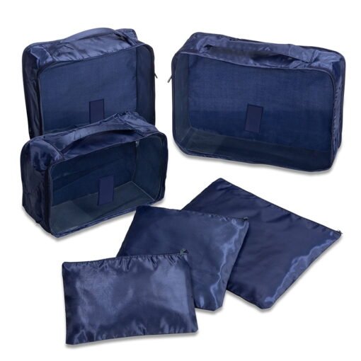 KIT NECESSAIRE 6 PÇS SPX-18538 NA COR AZUL