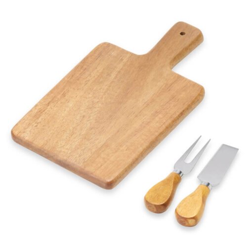 KIT QUEIJO 2 PEÇAS + TÁBUA QUADRADA SPX-18630 NA COR MADEIRA - Imagem 7