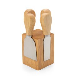 Alternative view of KIT QUEIJO 4 PÇS C/ CEPO MAGNETICO SPX-18620 NA COR MADEIRA