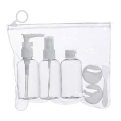 KIT VIAGEM 6PÇS SPX-18536 NA COR BRANCO
