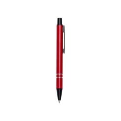 MINI CANETA SEMI-METAL C/ 2 ANEIS  SPX-13151 NA COR VERMELHO