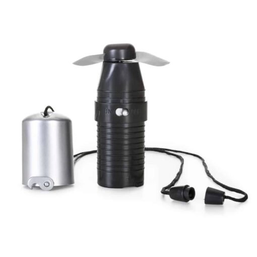 MINI VENTILADOR DE MÃO  SPX-10105 NA COR PRETO OU FUMÊ