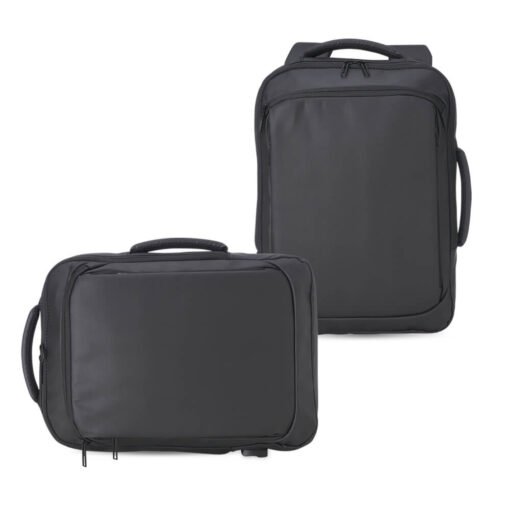Mochila Personalizada Couro Sintético 17L - Preto - Imagem 4