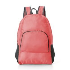 MOCHILA DOBRÁVEL EM NYLON SPX-18539 NA COR ROSA