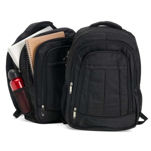 Mochila Poliéster 25l em Bagé – Preto | Opção para Empresas - Imagem 7