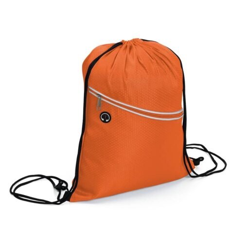 MOCHILA SACO C/SAÍDA DE FONE SPX-18601 NA COR LARANJA