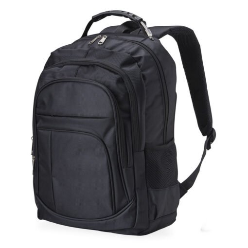 Mochila Personalizada Nylon Poliester 30L na cor preto - Imagem 3