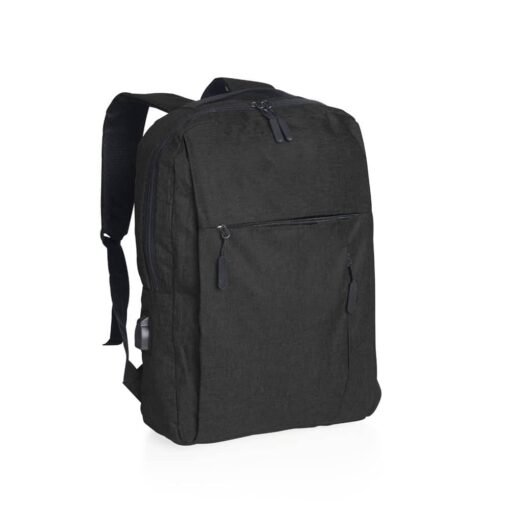 MOCHILA NYLON USB 20L  SPX-P@01316 NA COR PRETO