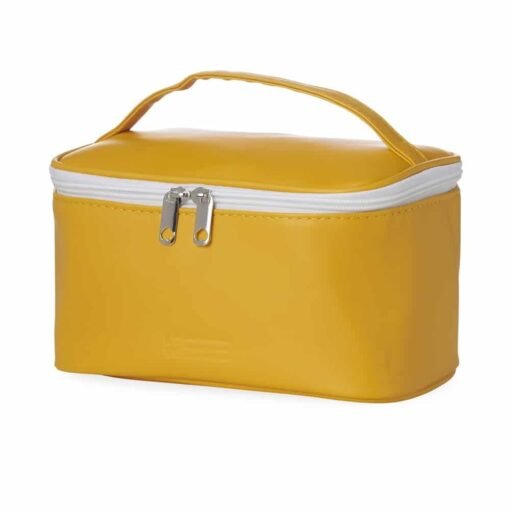 NÉCESSAIRE PU MARCA LOVE SPX-P@18674 NA COR AMARELO