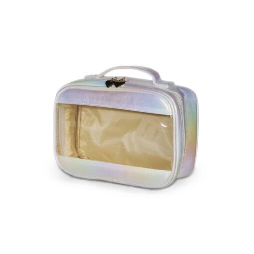 NECESSAIRE HOLOGRAFICA SPX-18651 NA COR BRANCO