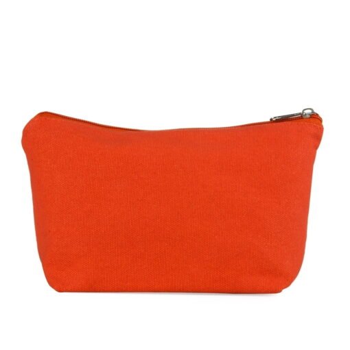 NECESSAIRE DE LONA C/ FORRO POLYESTER SPX-P@01229 NA COR LARANJA