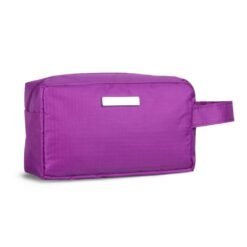 NECESSAIRE PVC IMPERMEÁVEL C/ PLAQUINHA  SPX-01228P NA COR ROXO