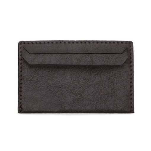 PORTA CARTÃO DE COURO SINTETICO SPX-13641 NA COR MARROM
